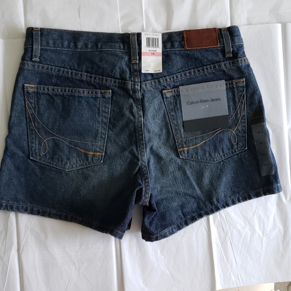 Calvin Klein Jeans NEW Side Slit Shorts Women's 10 - Picture 3 of 16